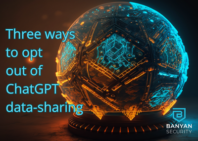 ChatGPT Data Sharing represented by circuit globe