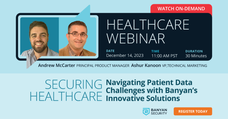 Securing Healthcare Webinar